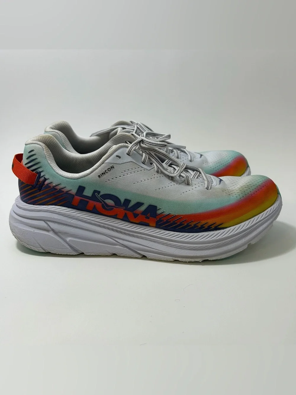 Hoka One One Ironman Rincon 2 Mens 10.5 Sneakers Running Kailua Kona Sunset Shoe